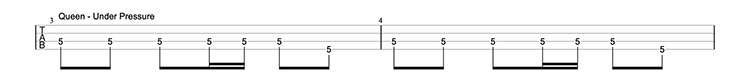 Under-pressure-bass-tab