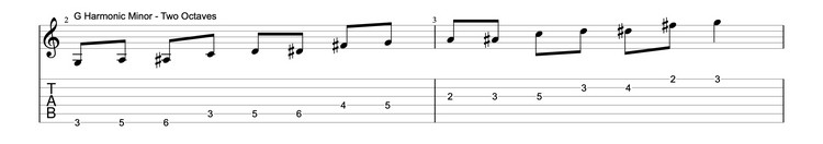 harmonic-minor-scale