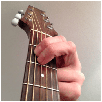 how to play guitar chords straight fingers