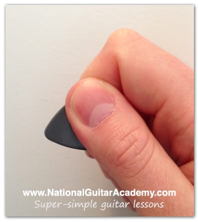 How To Hold A Guitar Pick
