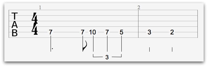 Seven Nation Army Tab