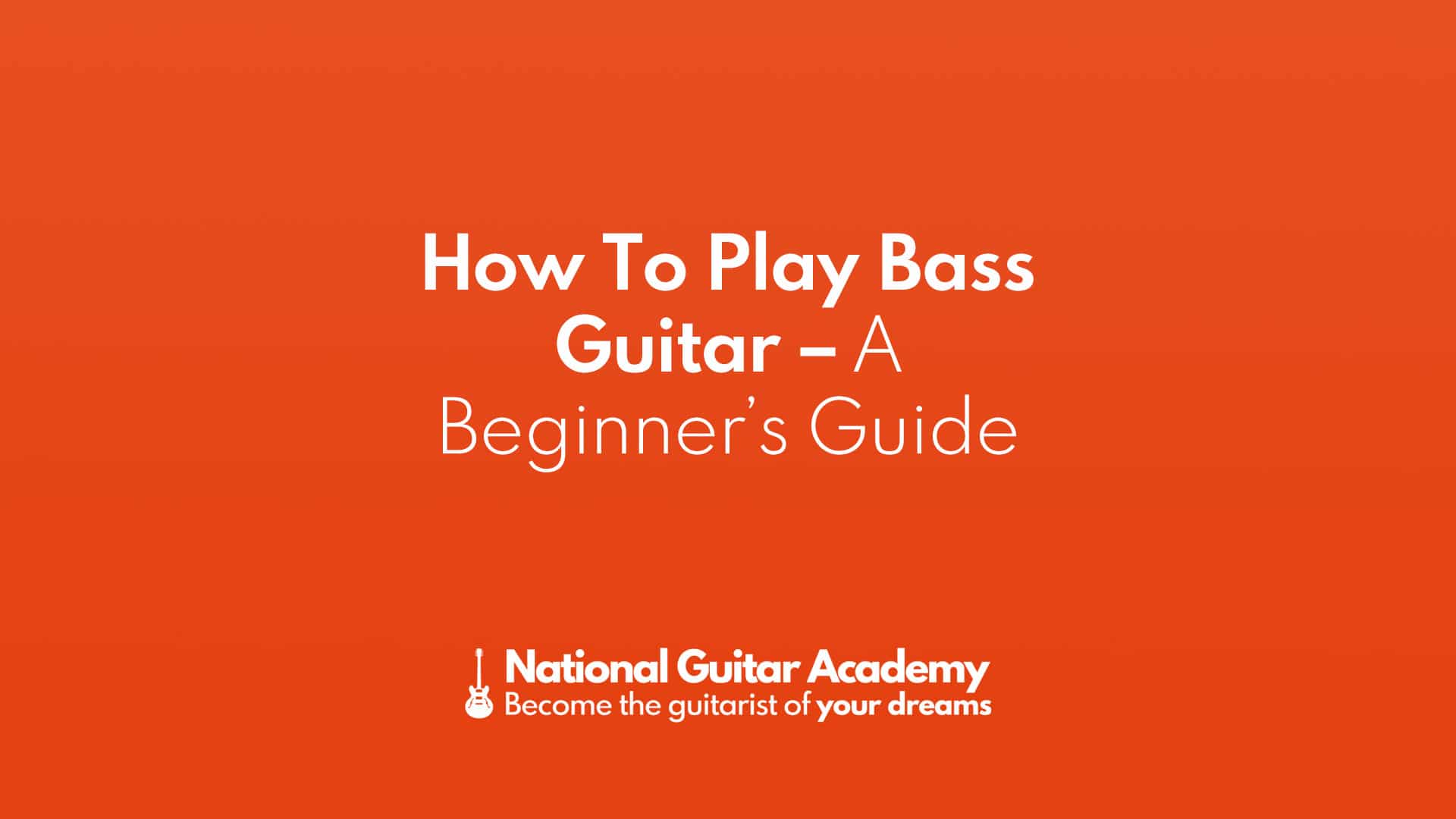 How To Play Bass Guitar 0277