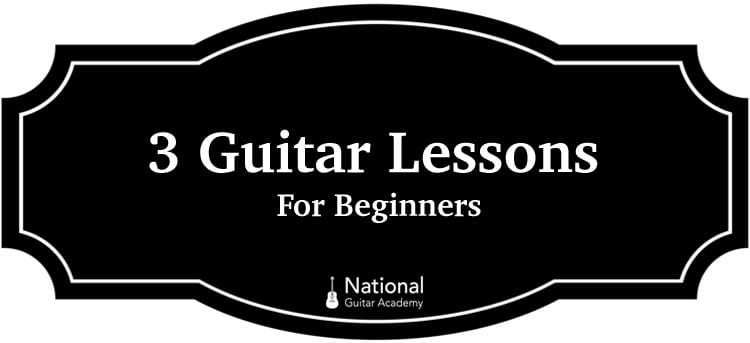 3 Easy Guitar Lessons For Beginners