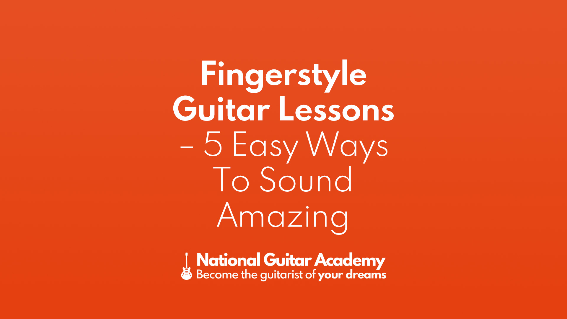 fingerstyle guitar lessons online