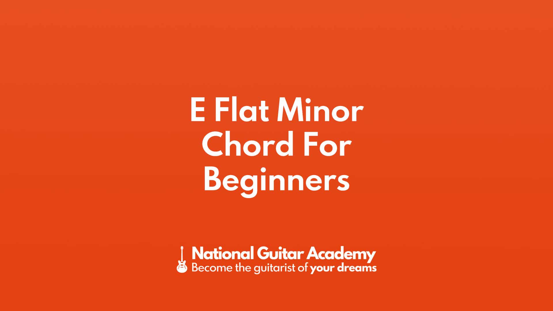 notes in e flat minor chord