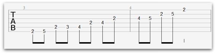 guitar scales tabs 