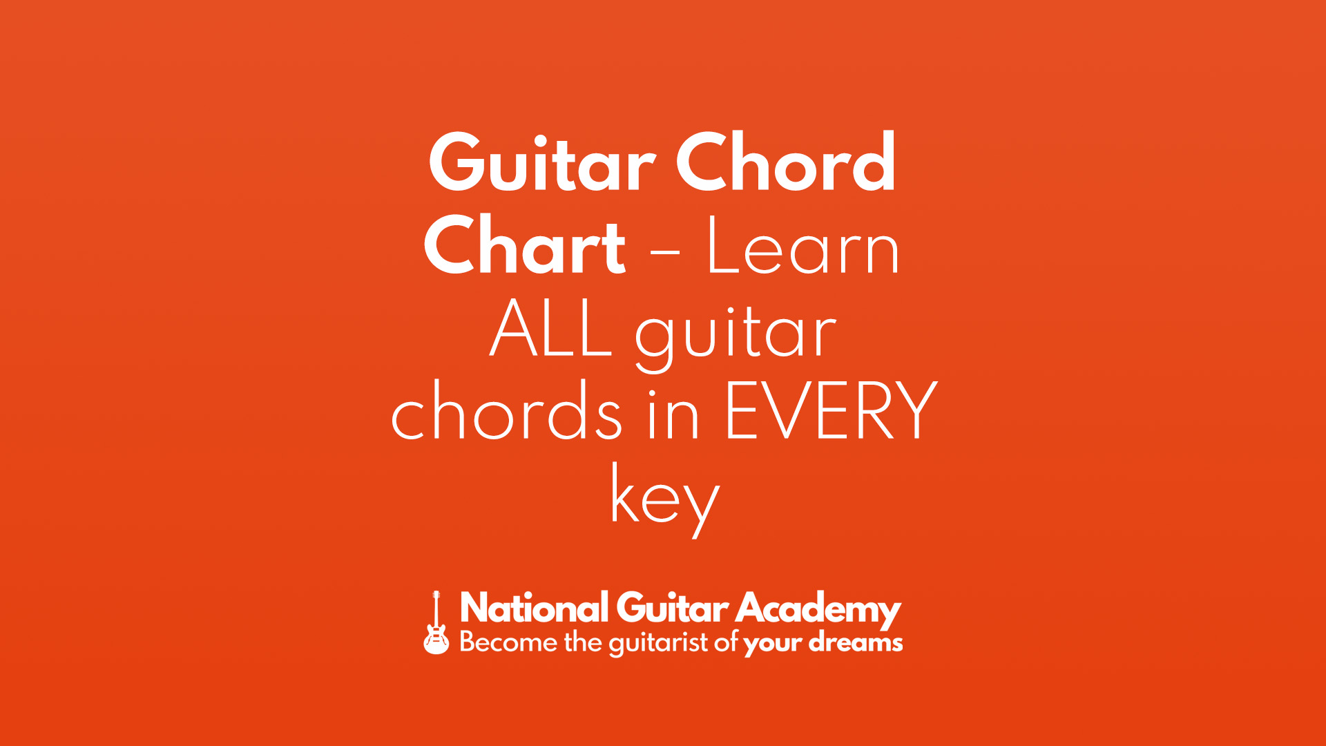 guitar chord progression