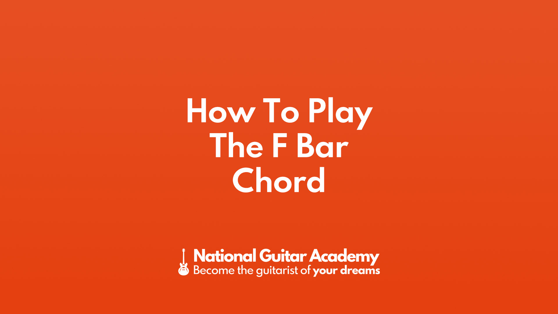 f bar chord help