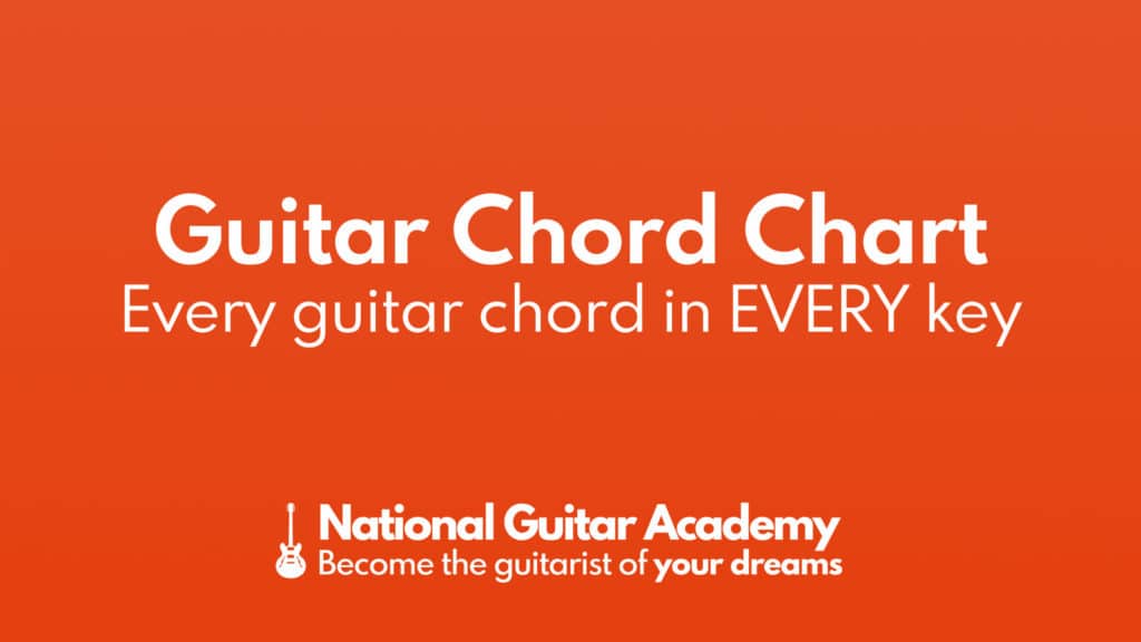 Guitar Chord Chart Every Chord In Every Key National Guitar Academy 3160