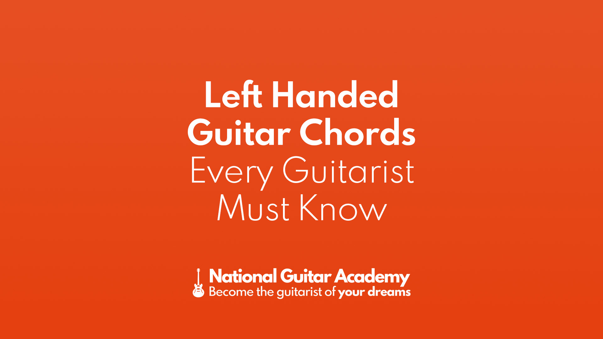 left handed guitar chord chart