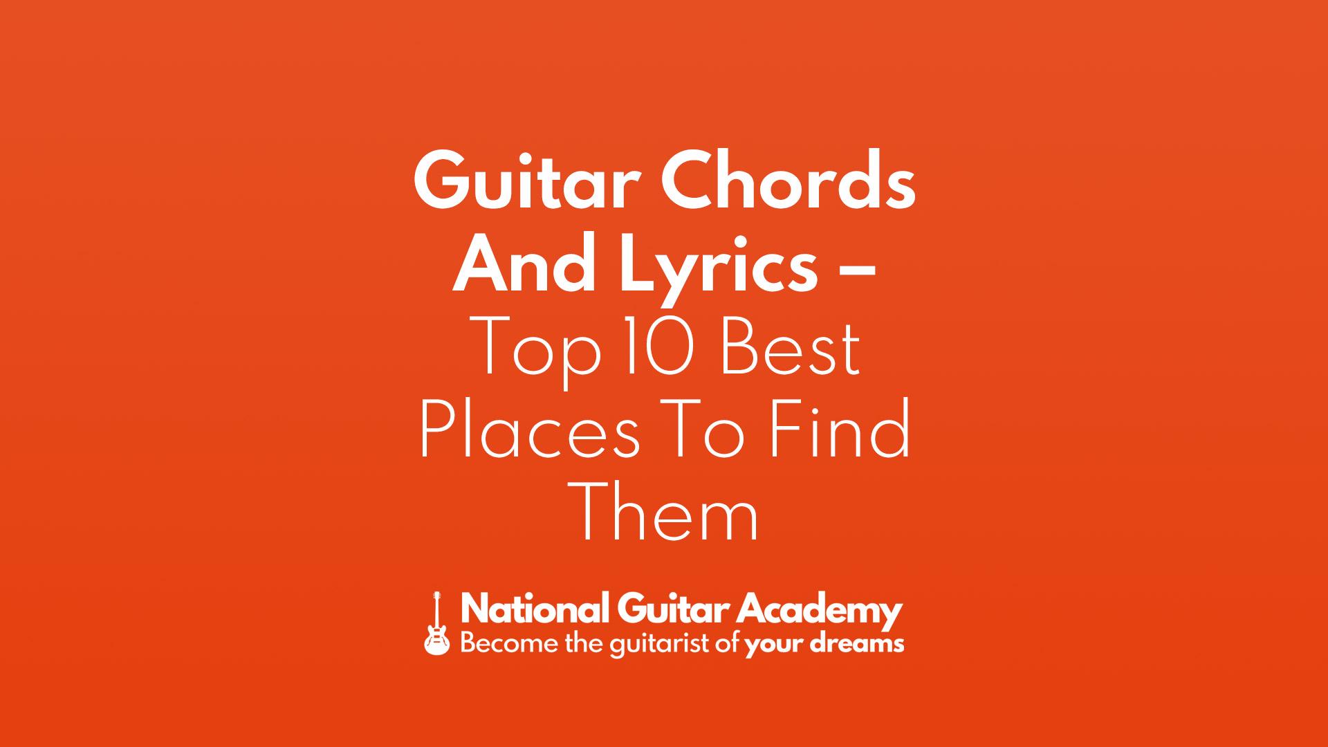 lyrics and chords guitar