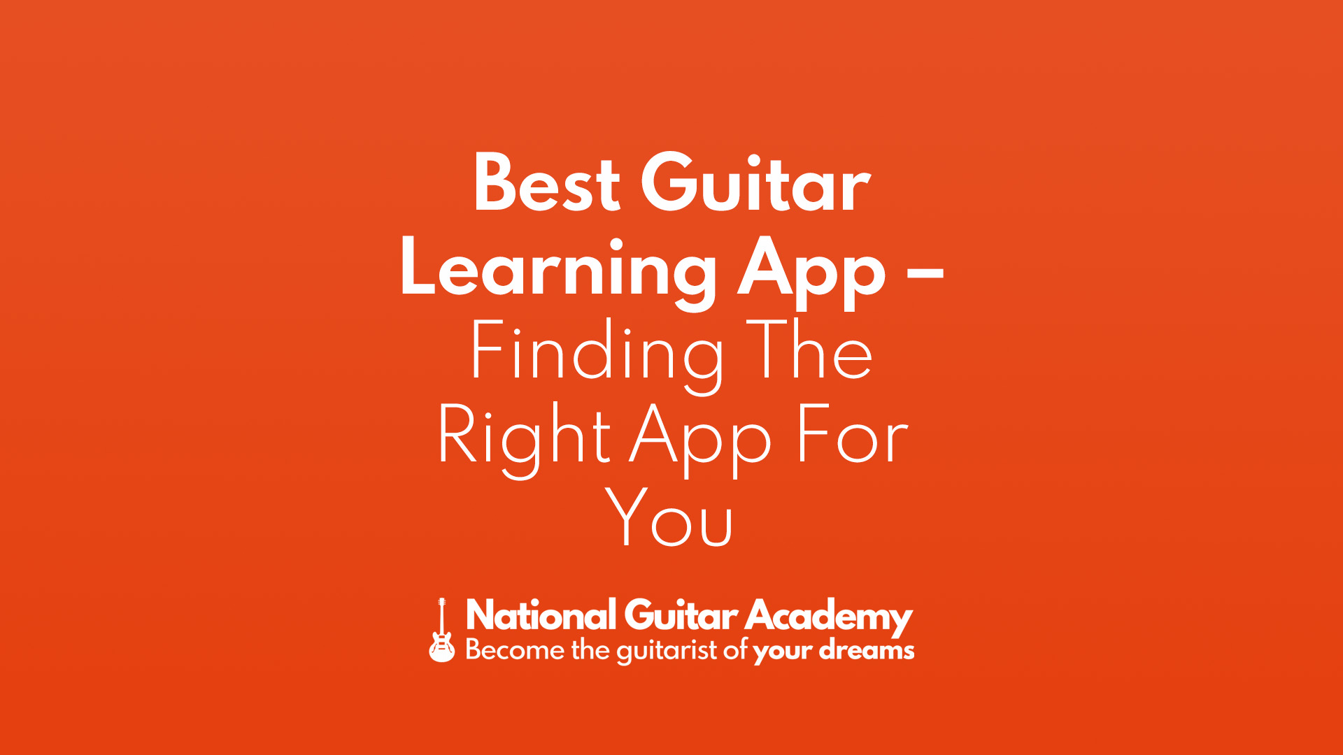 Best Free Apps To Learn Guitar